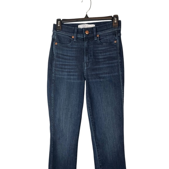 AYR The Riser Skinny Jeans Dark Wash 25x26 Made in LA - Picture 3 of 11